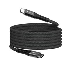 Cable magnetico Verbatim carga USB-C 60W modelo VB31859 color Negro de 120 cm