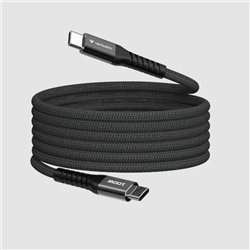 Cable de magnetico Verbatim carga USB-C 100W modelo VB31863 color Negro de 120 cm