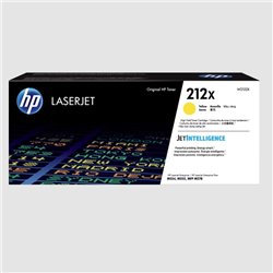 Toner HP 212X W2122X amarillo Laserjet M555 (10 000 paginas)