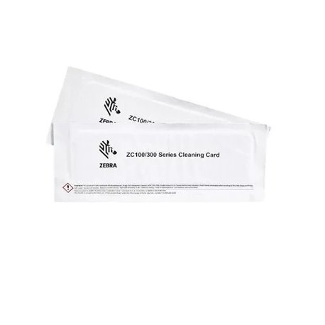 Kit Zebra de Limpieza 5 tarjertas Mejorado Para ZC100 ZC300