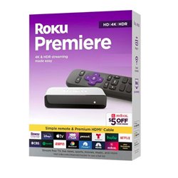 Sistema Roku Express 4K + HD/4K/HDR control remoto de voz incluye cable HDMI Premium