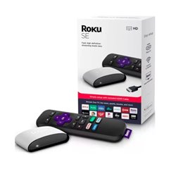 Sistema Roku LE HD con cable HDMI de alta velocidad y control remoto simple