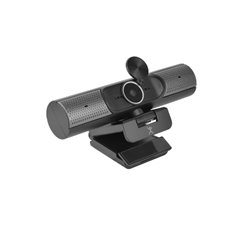 Camara Web Perfect Choice con bocina para videoconferencia 2K 5MP modelo PC-320531 color Negro