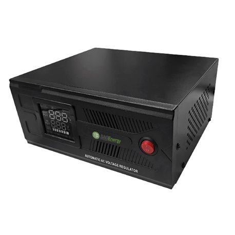 Regulador de voltaje SAGEnergy SEC-1500W (S01036) 1500W 1x NEMA 5-15R AVR regulado 15A 94 Joules 120V para electrodomésticos