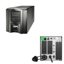 UPS APC Smart SMT750C 750VA/500W torre LCD SmartConnect 120V AC Entrada 120V AC Ssalida 6 x NEMA 5-15R Energy Star