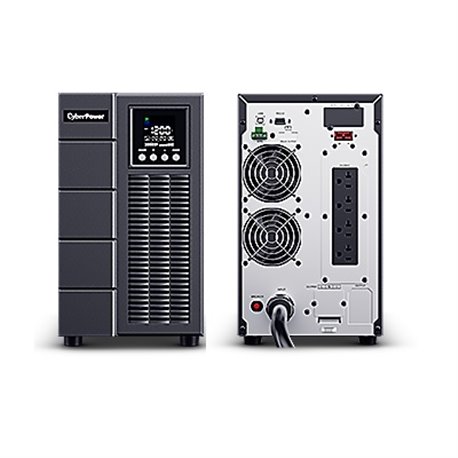 UPS Smart App Online S doble conversión CyberPower OLS3000A LCD color 3000VA/2700W 120V torre 4x NEMA 5-20R 1x Regleta de conexi