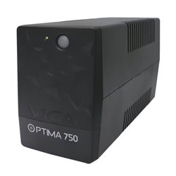 UPS No-Break VICA OPTIMA 750 de 750VA/ 375W 6x NEMA 5-15R respaldadas y reguladas 1x USB Tipo B protección de línea RJ11 y RJ45