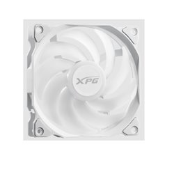 Ventilador XPG 120mm Blanco Vento 120 ARGB PWM Rodamiento de Rifle 120x120x25mm
