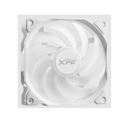 Ventilador XPG 120mm Blanco Vento 120 ARGB PWM Rodamiento de Rifle 120x120x25mm
