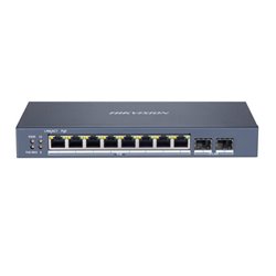 Switch Hikvision DS-3E1510P-SI gigabit PoE +/ administrable 8 puertos Gigabit PoE+ / 2 Puertos SFP / Configuracion Nube Hik-Part