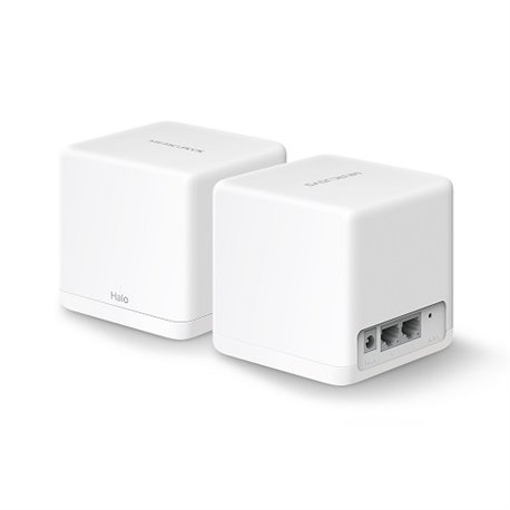 Sistema Halo H30G (2 piezas) Mercusys Mesh Wi-Fi AC1300 (2 puertos RJ45 gigabit por pieza) Beamforming