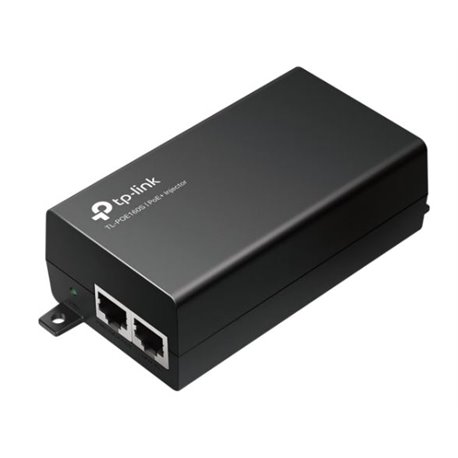 Inyector PoE+ TP-Link TL-POE160S IEEE802.3af/at hasta 30W 2 puertos gigabit(1 datos y 1 datos+energía) plug and play