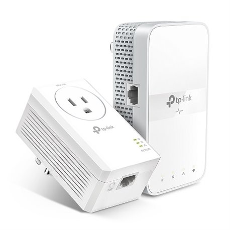 Kit (2 piezas) TP-Link Wi-Fi Powerline Home Plug TL-WPA7617 KIT AV2 1000Mbps AC1200 1x TL-WPA7617 y 1x TL-PA7017P