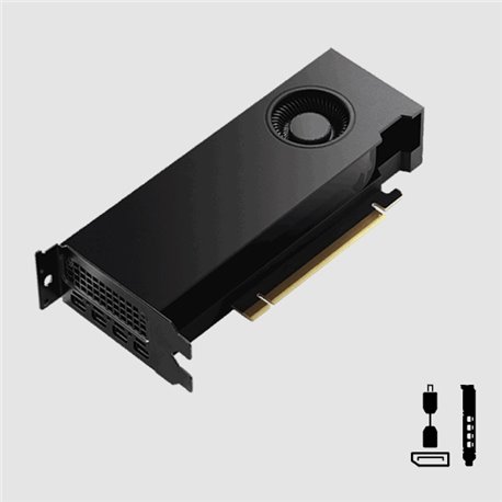 Tarjeta de video PNY 20GB GeForce RTX 4000 ADALP GDDR6 DLSS 3 4xMini DP VCNRTX4000ADALP-PB