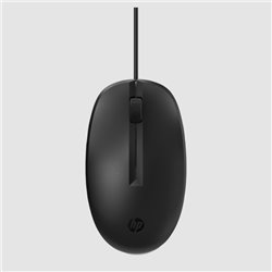 Mouse HP óptico con cable negro