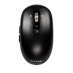 Mouse Inalambrico Naceb slim USB 3200 DPI 5 botones modelo NA-0131N color Negro