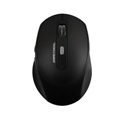 Mouse Perfect Choice Inalámbrico recargable clic silencioso clix modelo PC-045144 color Negro