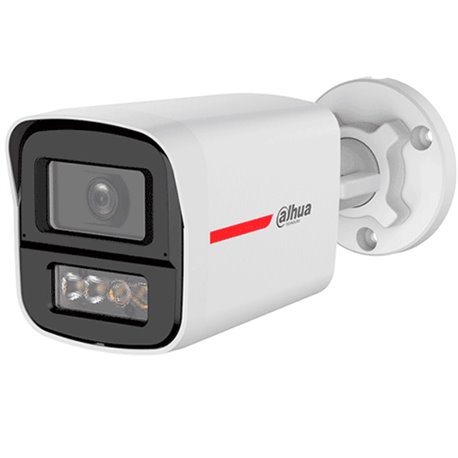 Camara Dahua DH-HAC-HFW1249XN-A-PRO Bullet 2 mpx WizColor Video 24 Horas a Color/ Corrección de Distorsion de Imagen mediante IA