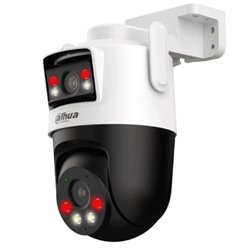 Camara Dahua IPC-WPT1339DD-SW-3E2-PV IP PTZ Wifi Dual de 6 mpx lentes de 3 MP(Fijo y PT) IR 50 m iluminador, microfono, altavoz,