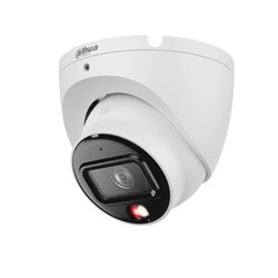 Camara Dahua DH-IPC-HDW1839T-A-IL IP domo 8mpx lente 2.8 mm y angulo de visión de 105 IR 30m Equipado con iluminador dual microf
