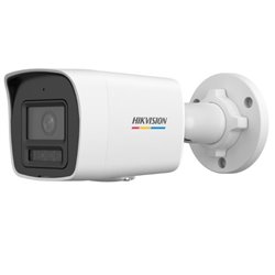 Camara Hikvision DS-2CD1027G2H-LIUF Ip bala 2 mpx lente 2.8 mm Ir de 30 m + 30 m luz blanca microfono y bocina integrado exterio