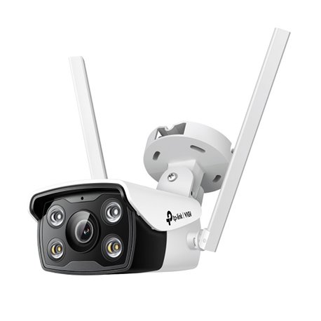 Cámara IP Bullet TP-Link VIGI C340-W Wi-Fi lente 4mm 4MP Full Color exterior IP66 SmartVid visión nocturna H.265+ PoE ONVIF slot