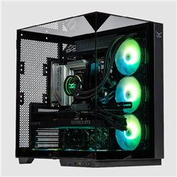 Gabinete gamer Naceb M-ATX cristal templado modelo NA-0639