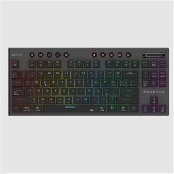Teclado Gamer Balam Rush Dominate Expert GK959 Negro Inalambrico ANTI-GHOSTING RGB