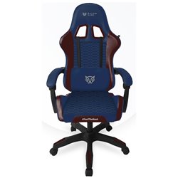 Silla Gamer Balam Rush Power Rush V2 Azul Guinda descansa brazos soporta hasta 120kg