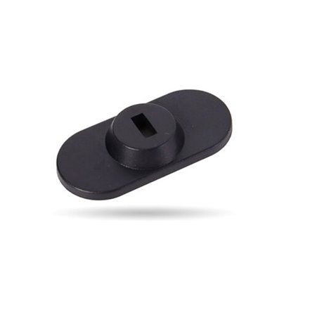 Ancla adhesiva Brobotix con ranura K-SLOT para laptop tableta smartphone tipo placa color Negro