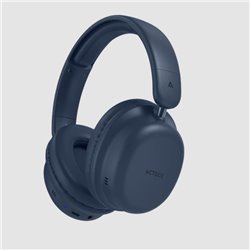 Audifonos Diadema Acteck Honour 2 Plus HP626 Azul Omnidireccional Conexión Bluetooth 5.4 y Aux
