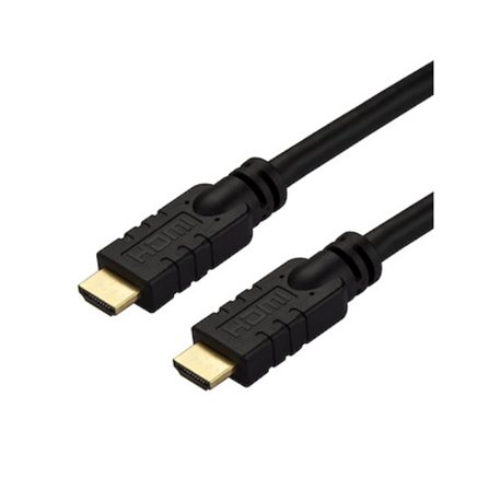 Cable Startech de 10 metros HDMI 2.0 Cable HDMI Activo de 4K a 60Hz 3840x2160 con Clasificación CL2 para Instalación en Pared Mo