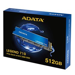 SSD M.2 2280 NVME/PCIE 512GB ADATA LEGEND 710 GEN3 X4 ALEG-710-512GCS