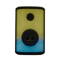 Bocina Perfect Choice Rampage Profesional Portable RGB 30W Color Negro