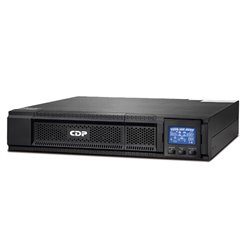 UPS CDP Online UPO11-2RT rack 2U/torre doble conversión Onda Senoidal pura 2000VA/1800W LCD 8 NEMA 5-15R 1pto USB 1 pto RS232
