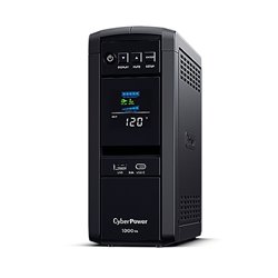 UPS CyberPower CP1000PFCLCDa LCD Onda Senoidal AVR 1kVA/ 600W 10 NEMA 5-15R (5 c/protección batería) 1xUSB-a y 1xUSB-C