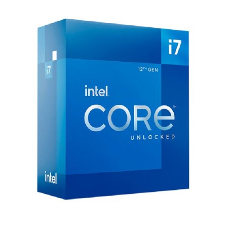 Procesador Intel Core i7-12700KF sin disipador sin graficos LGA 1700 12a Gen 12Cores 3.60Ghz 125w