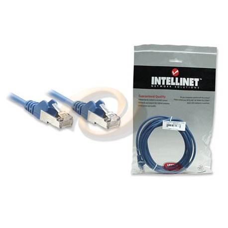 CABLE PATCH INTELLINET CAT 6 7.6M AZUL
