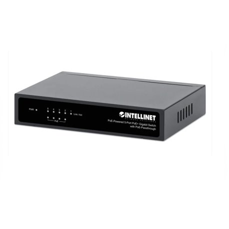 Switch Intellinet 5 Puertos PoE 30W por puerto