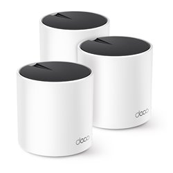 Sistema Deco X25 (3 piezas) TP-Link Mesh Wi-Fi 6 AX1800 (2 puertos RJ45 gigabit por pieza) 2x2 MU-MIMO OFDMA modo router