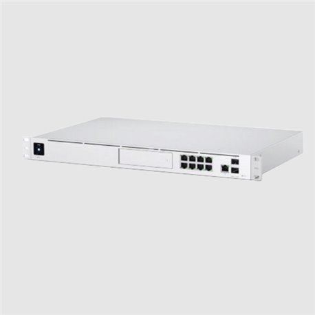 Consola Ubiquiti UDM-PRO Console: Dream Machine Pro 1puertos WAN 10G sfp, switch de 8 puertos Gigabit RJ45 y bahía para disco CG