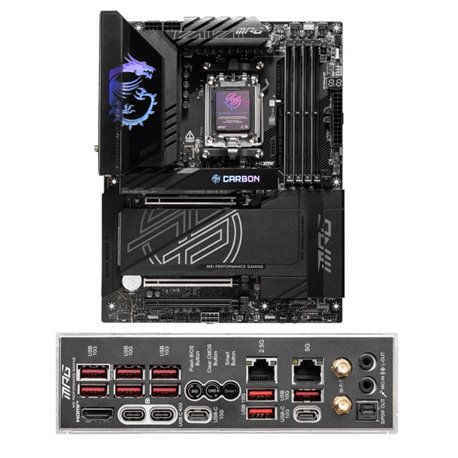 Tarjeta Madre MSI MPG X870E CARBON WIFI AM5 4xDDR5 1xHDMI 1xDP USB C