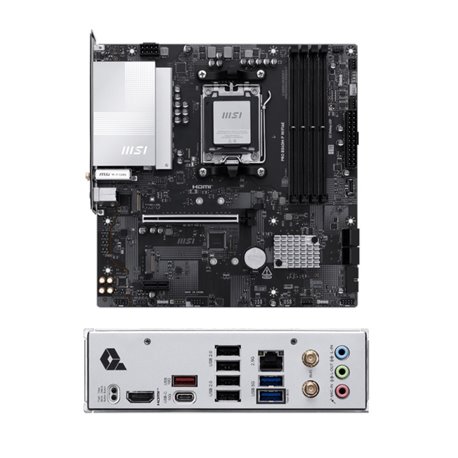 Tarjeta Madre MSI PRO B840M-P WIFI6E Compatible con AM5 4xDDR5 1xHDMI 256GB MicroATX