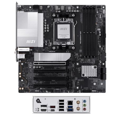 Tarjeta Madre MSI PRO B850M-P WIFI Socket AM5 4xDDR5 1xHDMI 256GB MicroATX