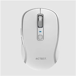 Mouse Acteck inalambrico Optimize Trip Pro MI580 Blanco 2.4 GHz 1600 DPI 6 Botones Elite