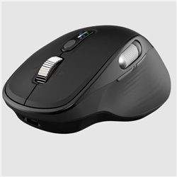 Mouse Acteck Multidispositivo Virtous Pro Ultra MI777 Elite Negro Inalámbrico 4800 DPI bateria recargable