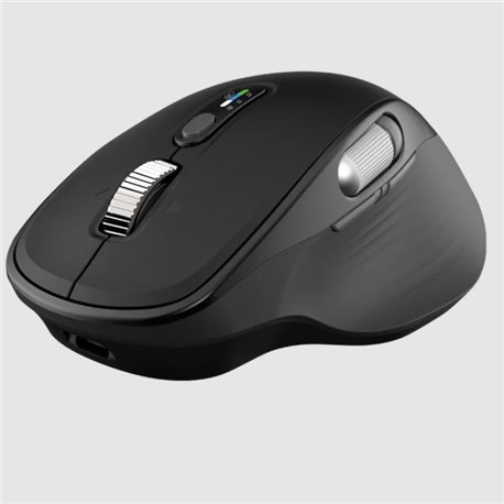 Mouse Acteck Multidispositivo Virtous Pro Ultra MI777 Elite Negro Inalámbrico 4800 DPI bateria recargable