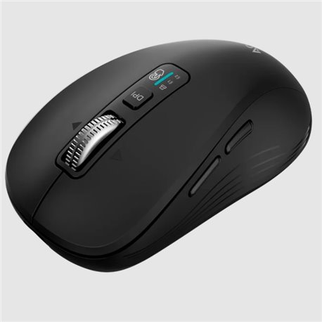 Mouse Acteck Multidispositivo Virtous Pro Air MI766 Elite Negro Inalámbrico 3200 DPI 2 baterias AA