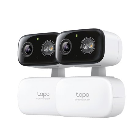 Kit (2 piezas) cámara vigilancia Wi-Fi TP-Link Tapo C216 2K 3MP (2304 x 1296 px) IP65 H.264 pan/tilt detección de movimiento aud