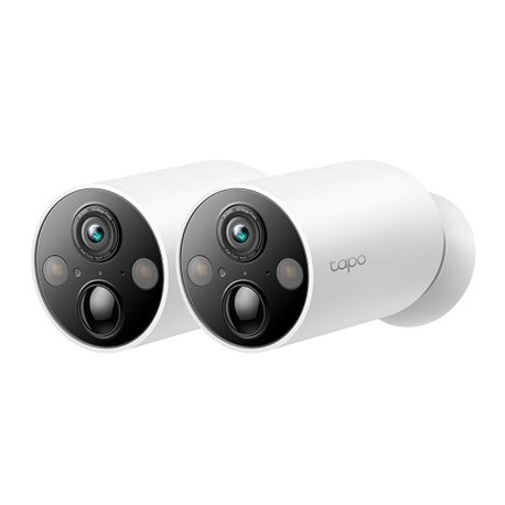 Kit 2 piezas cámaras videovigilancia TP-Link Tapo C425 (2-Pack) Wi-Fi inalámbricas 2K QHD 4MP batería recargable IP66 audio 2 ví